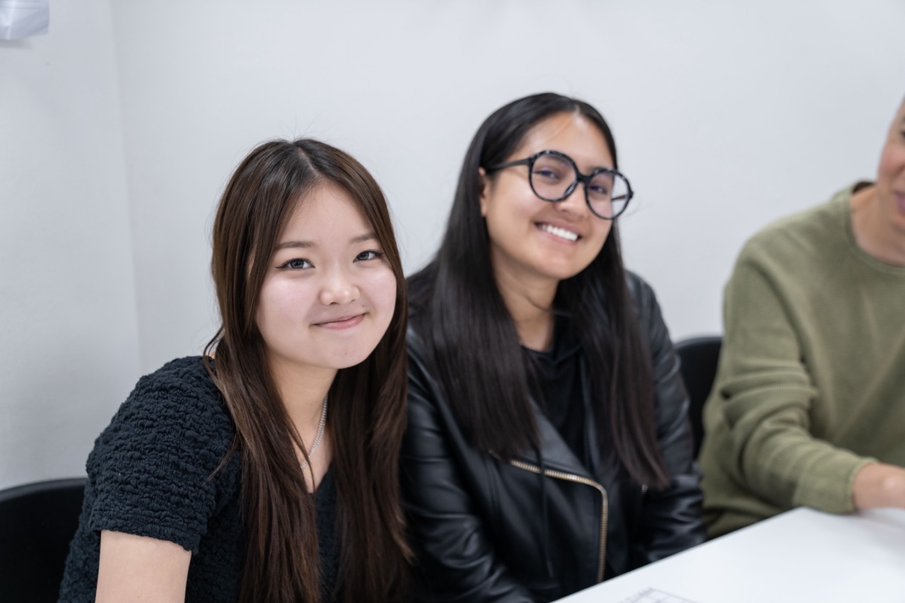 Bayside English College students in class